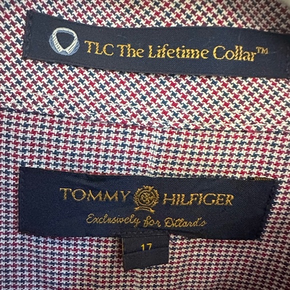 Tommy Hilfiger TLC Plaid Button-Up Shirt Men’s 17 - Picture 5 of 9